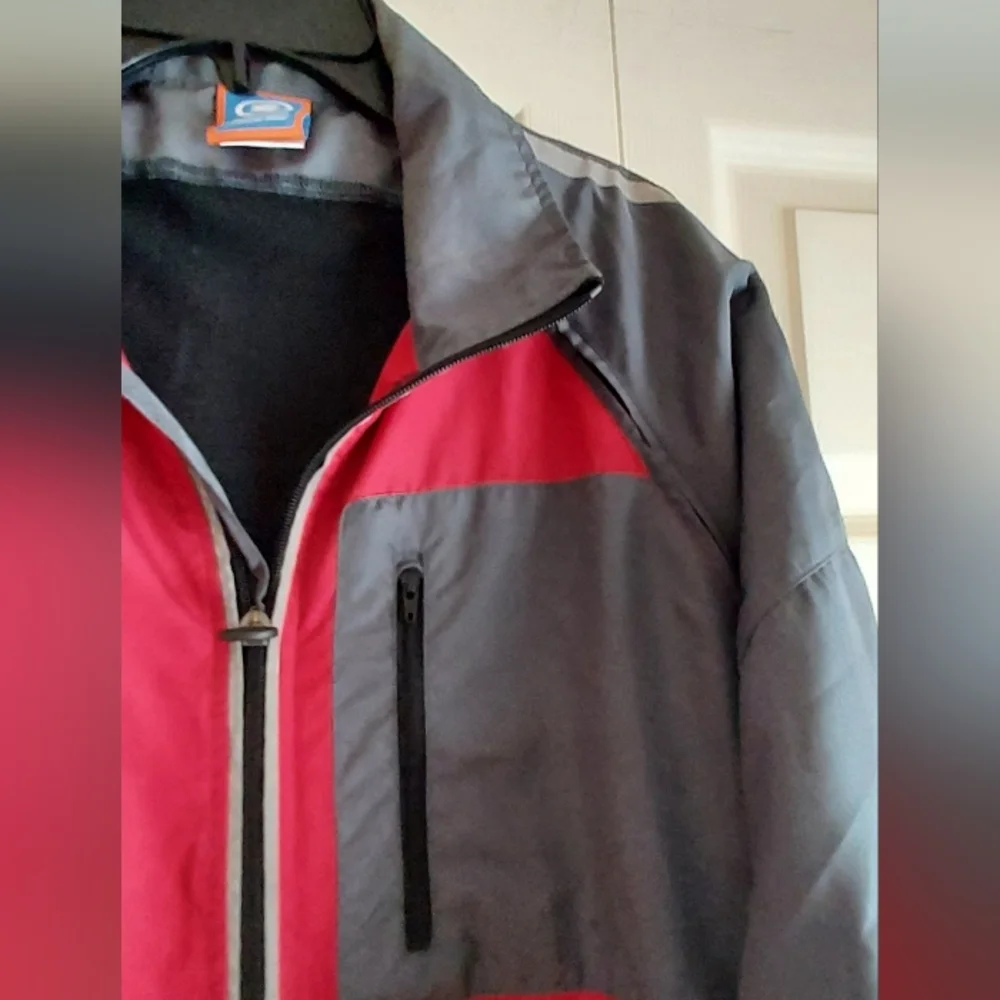 Performance Technical Wear Mens Large Convertible Windbreaker Jacket Vest Zip